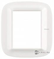 BT Axolute Белый Corian Рамка 3+3 мод эллипс