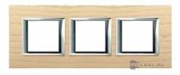 BT Axolute Ясень Рамка 2+2+2 мод прямоугольная (надпись горизонтально)
