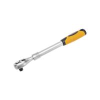 Ключ телескопический трещоточный 1/2, 330-460мм, CrV, двухкомпонентная рукоятка KRANZ