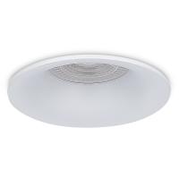 Светильник встраиваемый, GU10, D90xH35мм, IP20, белый, без лампы