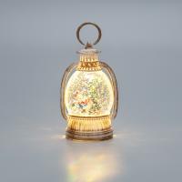 Светильник декоративный (фигура) Фонарик с эффектом снегопада и подсветкой NEON-NIGHT