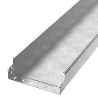 Лоток неперфорированный Профи INOX (AISI 304) 300х100x6000 (1,5 мм) (12 м/уп) Промрукав