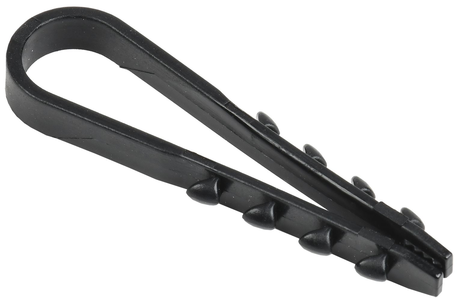 Дюбель хомут 5-10мм нейлон черный (100шт) IEK