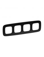 Legrand Valena ALLURE Матовый черный Рамка 4-ая