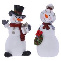 746962 Фигурка декоративная Снеговик  L7 W5 H13 см  2в.