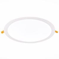 ST209.538.24 Св-к встр. Белый LED 1*24W 3000K 1 728Lm Ra80 110° IP20 D300xH8 90-265V Встраиваемые светильники