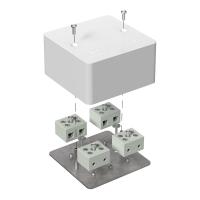 Коробка огнестойкая для кабель-канала 40-0460-FR10.0-8 Е15-Е120 RAL9003 85х85х45 (44 шт/кор) Промрукав