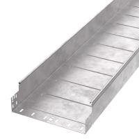 Лоток неперфорированный Профи HDZ 300х100x3000 (1,2 мм) (6 м/уп) Промрукав