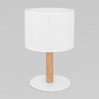 Настольный светильник с тканевым абажуром 5217 Deva White