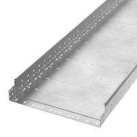 Лоток перфорированный Профи INOX (AISI 304) 500х100x6000 (2,0 мм) (12 м/уп) Промрукав