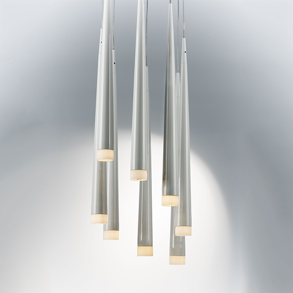 807086 Подвес PUNTO 8х25W G9 ХРОМ/БЕЛЫЙ