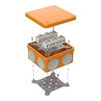 Коробка огнестойкая для о/п двухкомпонентная 60-0300-FR6.0-12 Е15-Е120 RAL2004 100х100х50 (14 шт/кор) Промрукав