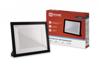 Прожектор сд СДО-7 150Вт 230В 6500К IP65 черный IN HOME