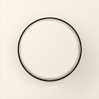 Накладка для светорегулятора поворотного, матовый кремовый, серия A07