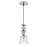 8049/1А SUSPENTIONI LN25 308 хром/прозрачный металл/стекло Подвесной светильник E27 1*60W 220V MANOLA