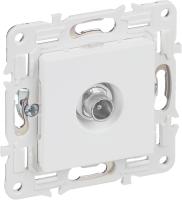 SKANDY Розетка TV проходная SK-A17W арктический белый IEK