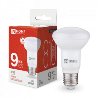 Лампа сд LED-R63-VC 9Вт 230В Е27 4000К 810Лм IN HOME