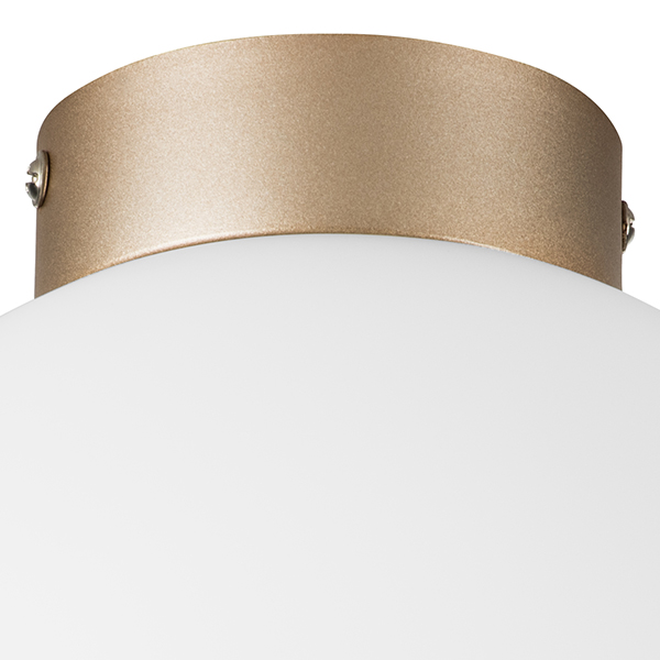 812023 Люстра GLOBO 1х40W E14 champagn gold/white