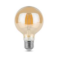 Лампа Gauss Filament G95 6W 550lm 2400К Е27 golden LED 1/20