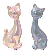724514 Фигурка декоративная Кот  набор из 2-х шт  L9 W6 H20 см