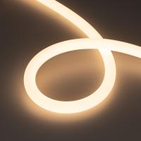 Герметичная лента MOONLIGHT-5000S-ROUND-2835-336-24V Warm (18х18mm, 16W, IP65) (Arlight, Вывод кабеля прямой)