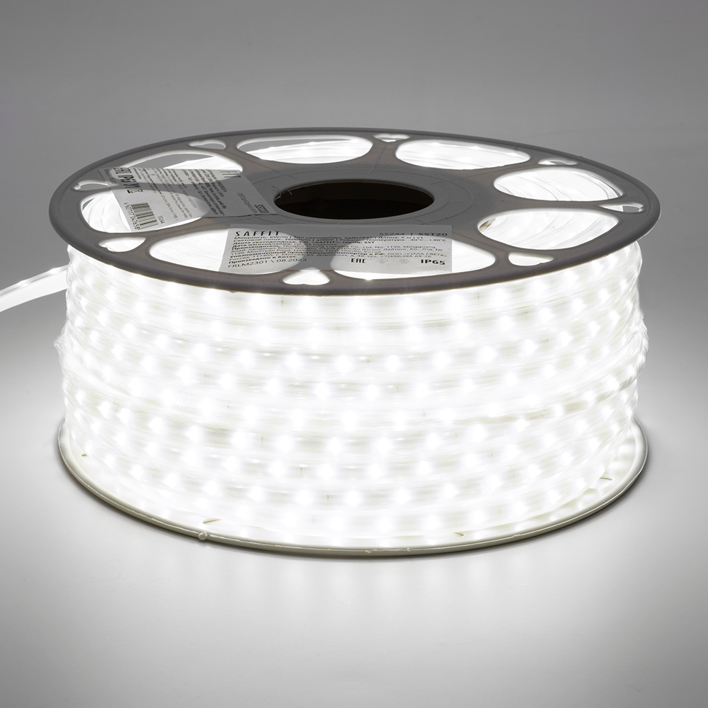 Лента светодиодная SST20 SAFFIT 60SMD(2835)/м 6Вт/м 220V 50м , 4000K, IP65 SAFFIT SST20