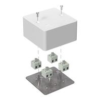 Коробка огнестойкая для кабель-канала 40-0460-FR2.5-8 Е15-Е120 RAL9003 85х85х45 (44 шт/кор) Промрукав