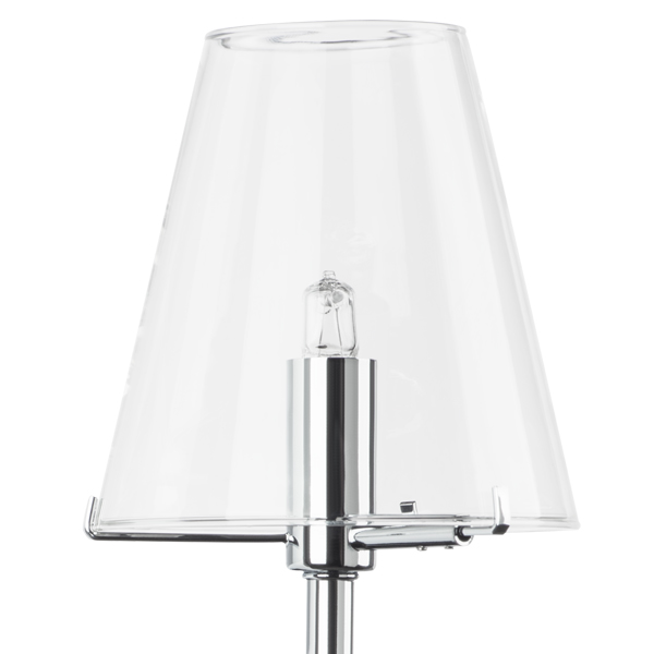 758614 Бра DIAFANO 1х40W G9 ХРОМ/ПРОЗРАЧНЫЙ