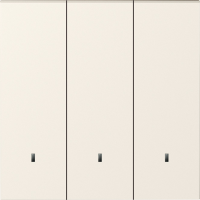 Клавиша 3-я с подсветкой, матовый кремовый, серия S08