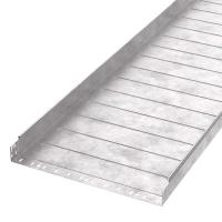 Лоток неперфорированный Профи HDZ 600х80x3000 (1,2 мм) (6 м/уп) Промрукав