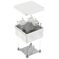 Коробка огнестойкая для о/п двухкомпонентная 60-0300-FR10.0-6 Е15-Е120 RAL9003 100х100х50 (14 шт/уп) Промрукав