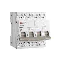 Автоматический выключатель ВА 47-63N 4P 1А (D) 4,5 кА PROXIMA EKF