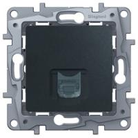 Legrand Etika Антрацит Розетка комп (RJ45) 6 кат. UTP
