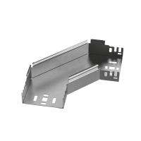 Угол горизонтальный 90 градусов Профи INOX (AISI 304) 150х100 (1,0 мм) Промрукав