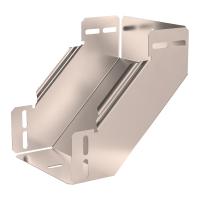 Угол вертикальный внутренний 90 градусов Стандарт INOX (AISI 409) 150х80 Промрукав