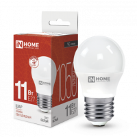 Лампа сд LED-ШАР-VC 11Вт 230В Е27 4000К 1050Лм IN HOME