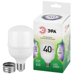 Лампа светодиодная ЭРА GREEN LINE LED POWER T80-40W-865-E27/E40 GL E27/E40 40 Вт колокол холодный свет