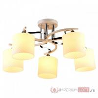 Люстра потолочная И MD.3285-5-S CH+WH