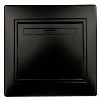 1-101-05 Intro Выключатель, 10А-250В, IP20, СУ, Plano, антрацит (10/200/2400)