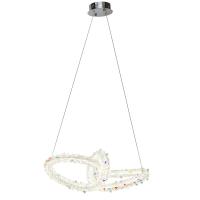 Люстра подвесная OVALE CH D600 цвет - хром