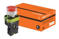 Кнопка SB2-BW3461 с возвратом, 1НО, d22 мм, 230 В LED, красная, IP40 TDM
