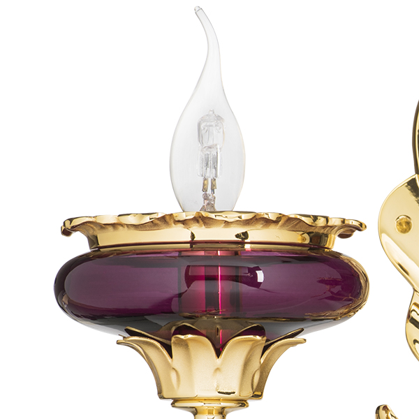 695622 Бра MELAGRO 2х60W E14 ЗОЛОТО