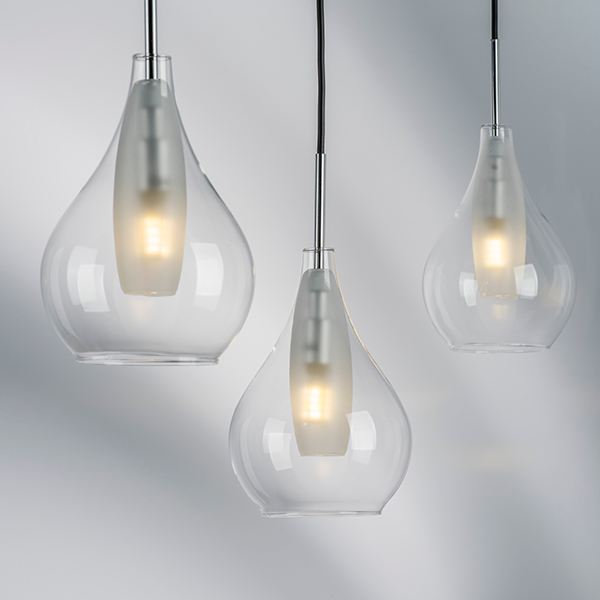 803031 Подвес PENTOLA 1х25W G9 ХРОМ/ПРОЗРАЧНЫЙ