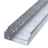 Лоток перфорированный Профи INOX (AISI 316) 200х80x6000 (1,5 мм) (12 м/уп) Промрукав