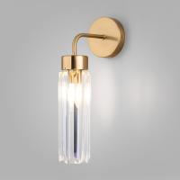 Настенный светильник с хрусталем 60163/1 латунь