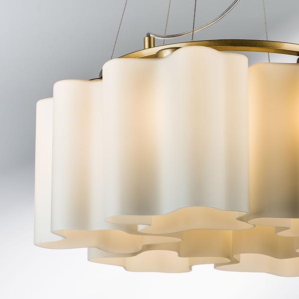 802163 Подвес NUBI 6х40W E27 ШАМПАНЬ/БЕЛЫЙ