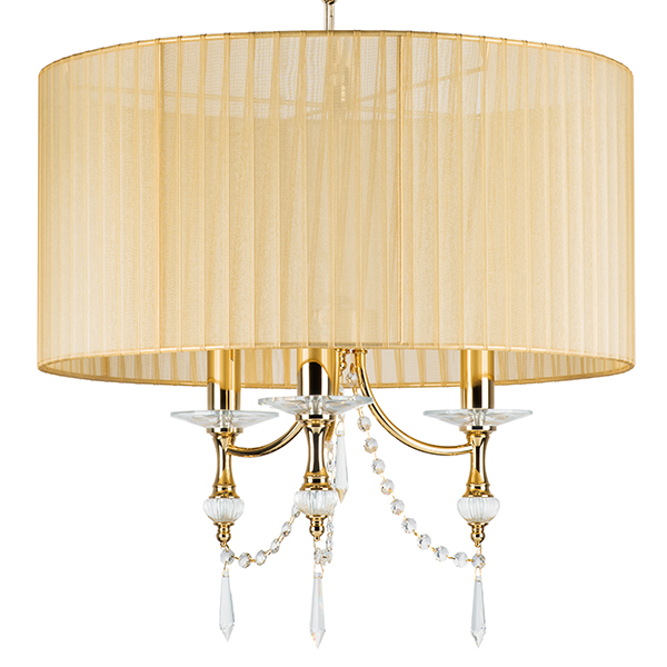 725033 Люстра PARALUME 3x40W E14 ЗОЛОТО