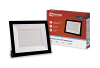 Прожектор сд СДО-7 100Вт 230В 6500К IP65 черный IN HOME