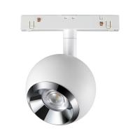 358394 SHINO NT20 073 белый/хром Трековый св-ник для низков.шинопровода IP20 LED 4000K 10W 48V FLUM