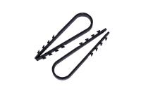 Дюбель-хомут нейлоновый 19-25мм, круглый, черный (100 шт/уп) PROconnect